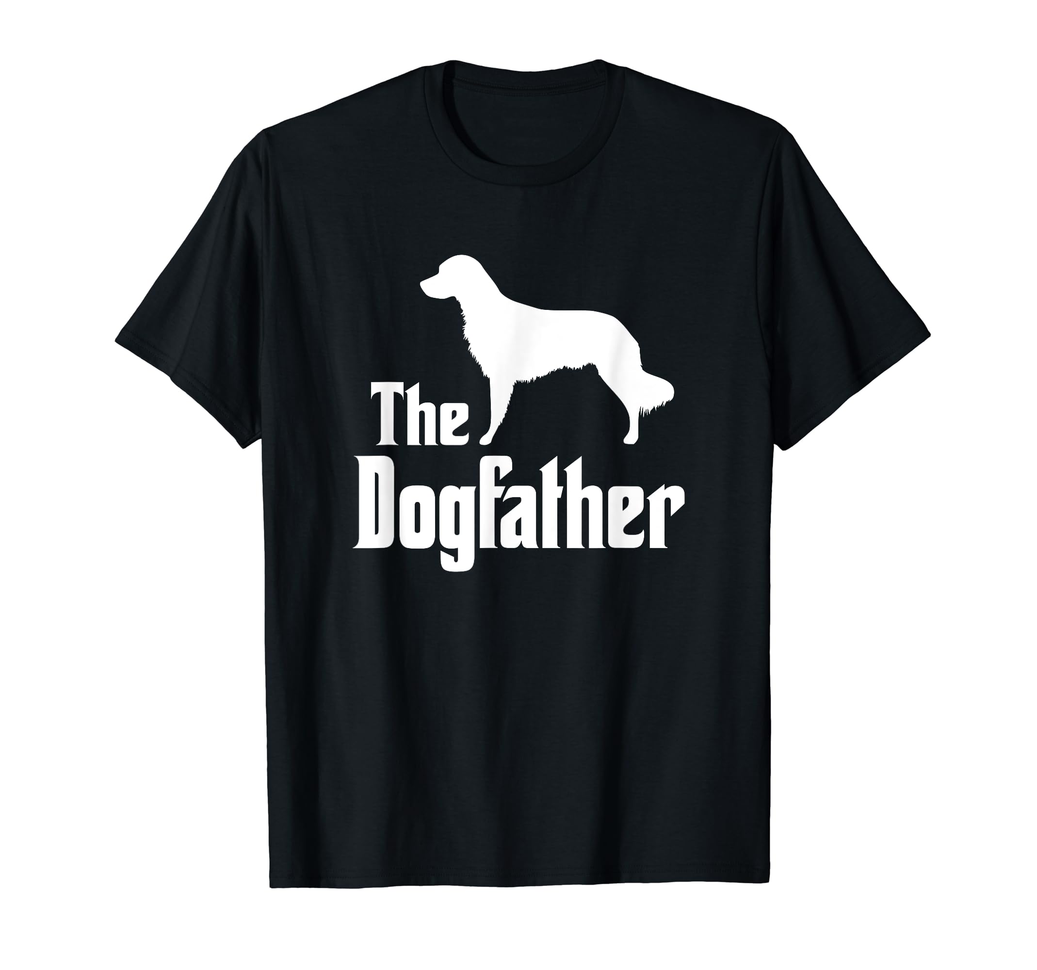 The Dogfather - funny dog gift, funny Munsterlander T-Shirt, Black