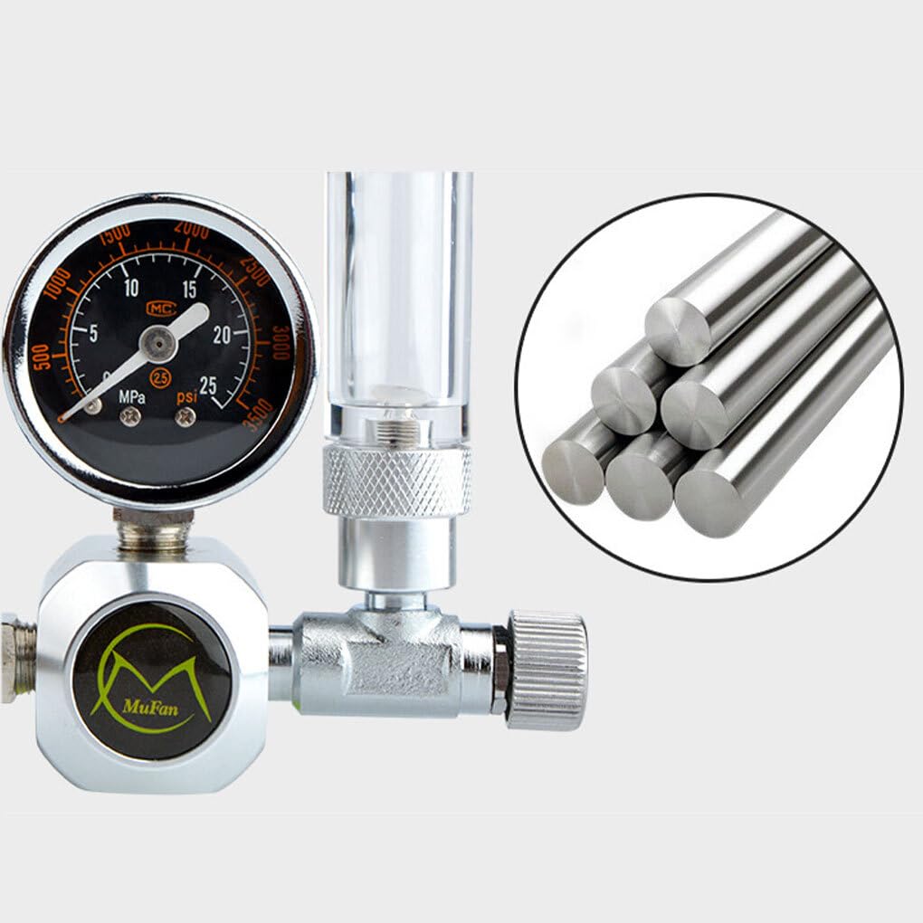2 Ensemble de Régulateur de CO2 pour Aquarium - Sûr et Stable pour Aquarium Électrovanne ABS fiable Régulateur de CO2 Générateur de CO2, 21.8 Norme UE Bouchon à Trou Rond 2Ensemble