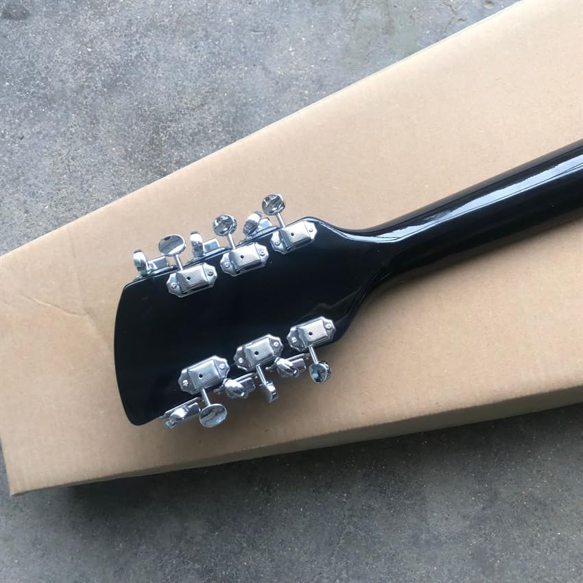 Guitarra eléctrica Custom 325 en color negro con 12 cuerdas: perfecta for músicos profesionales y entusiastas que buscan un sonido alto