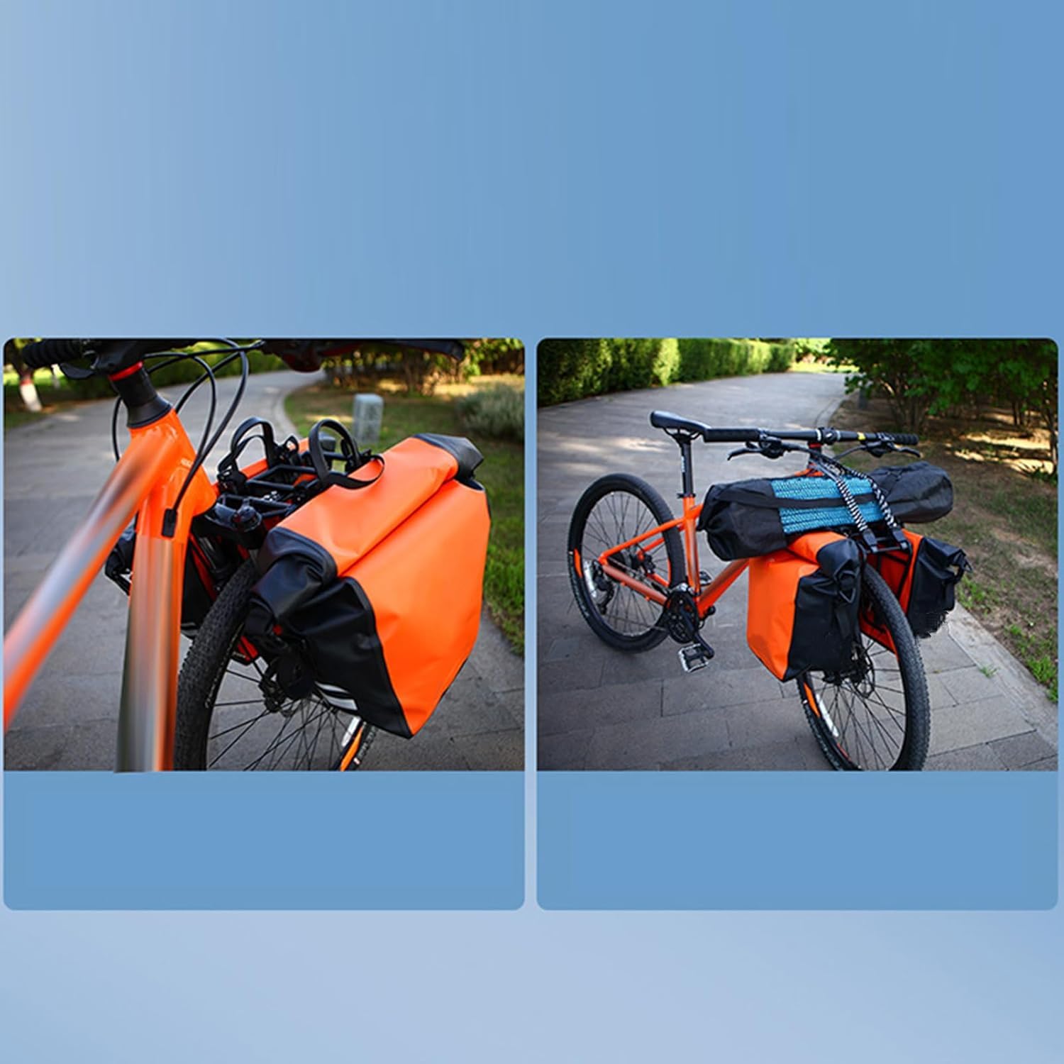 Porte-bagages avant pour vélo - En acier - Capacité de charge de 25 kg