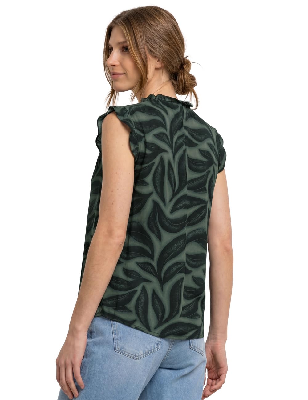 Street One 3413092 Blusa con Volant Donna (Pacco da 1)