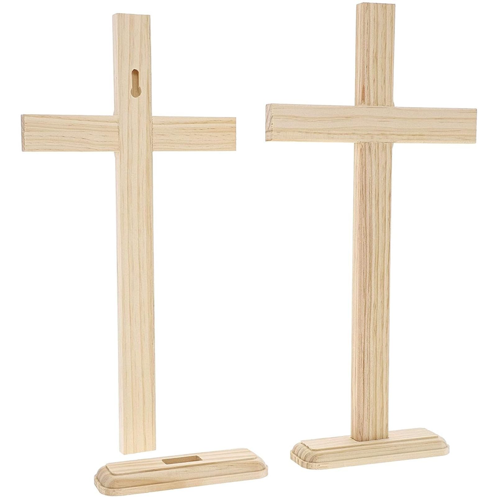 Amazon.com: Juvale Wood Crosses for Crafts - 2 Pack, 7.9 x 15.5 In