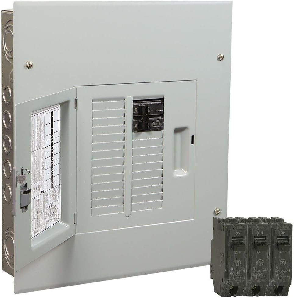 PowerMark Gold 100 Amp 12-Space 22-Circuit Indoor Main Breaker Value Kit Includes Select Circuit Breaker