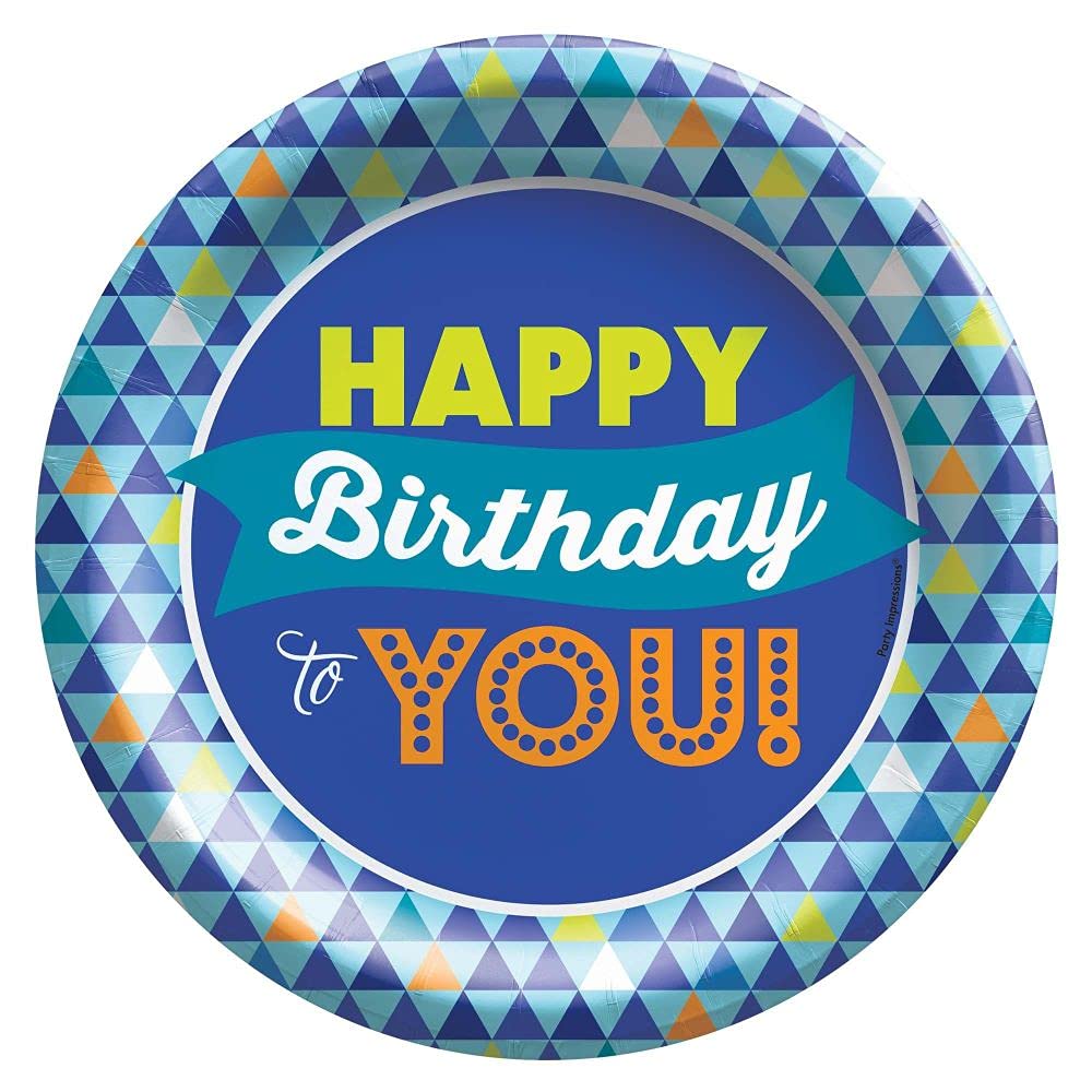 Assiettes Happy Birthday pour une table de fête réussie