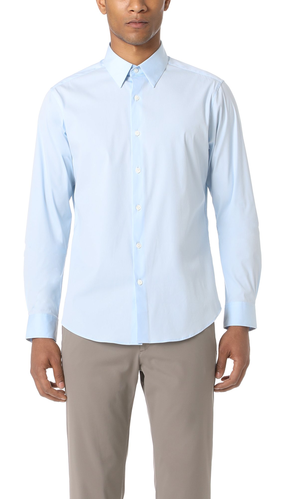 TheoryMen's Sylvain.Wealth Cotton Stretch Dress Shirt