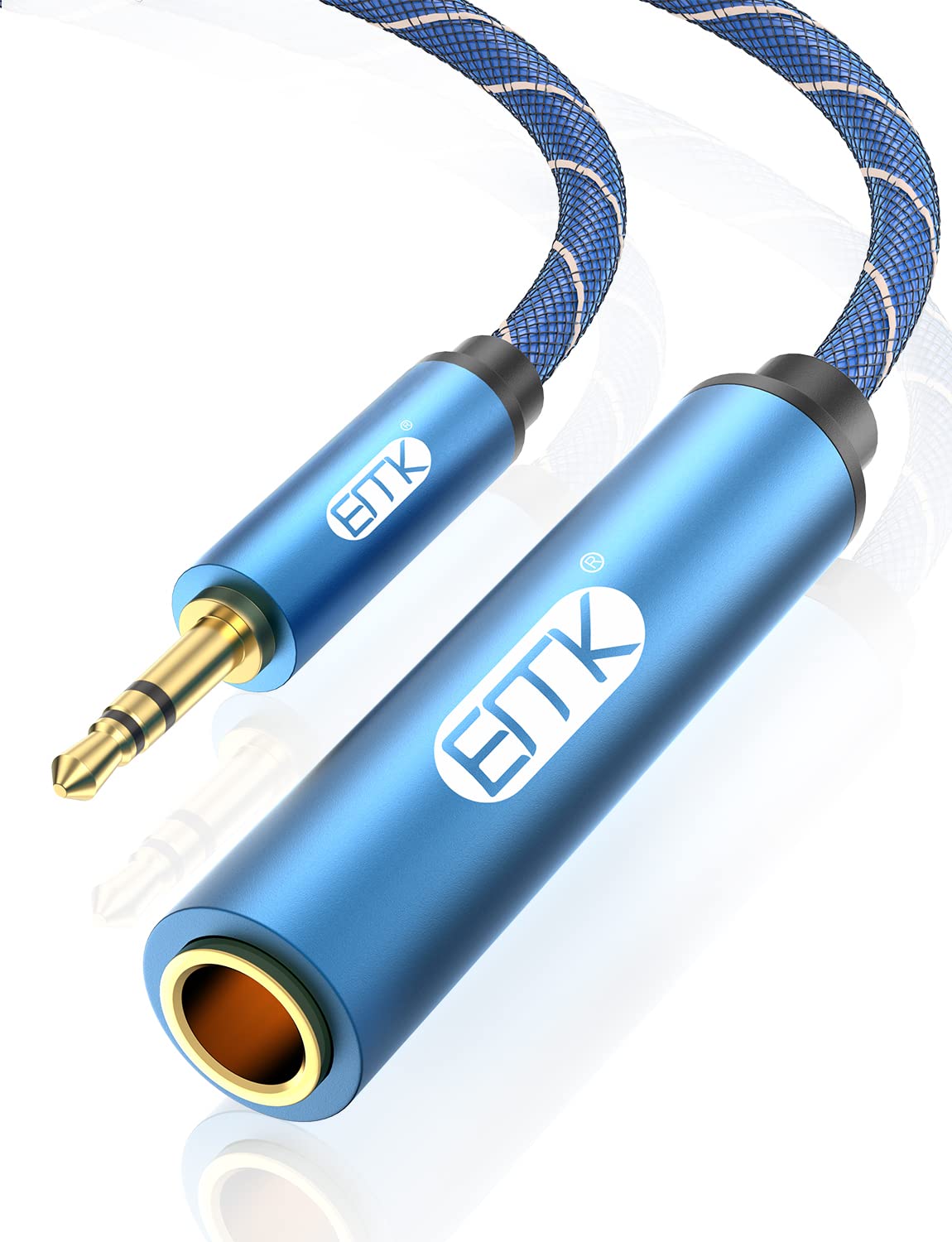 PHONON 4極3.5mm to TRS 6.3mm/3.5mm ケーブル PHONON 4極ステレオミニ to TRSフォン(6.3Φ/3.5Φmm)ケーブル 2m【SMB