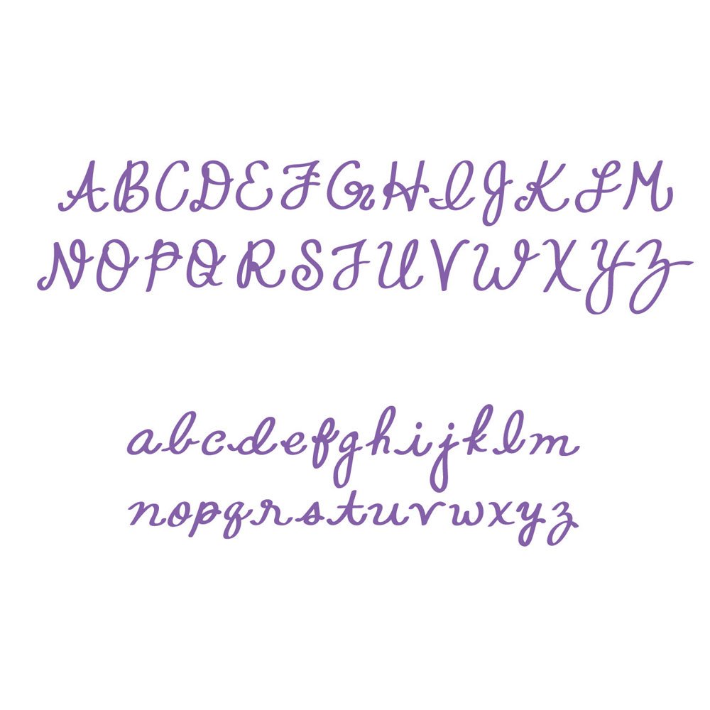 Ellison Sizzix Sizzlits You're My Cupcake Alphabet Die Set-