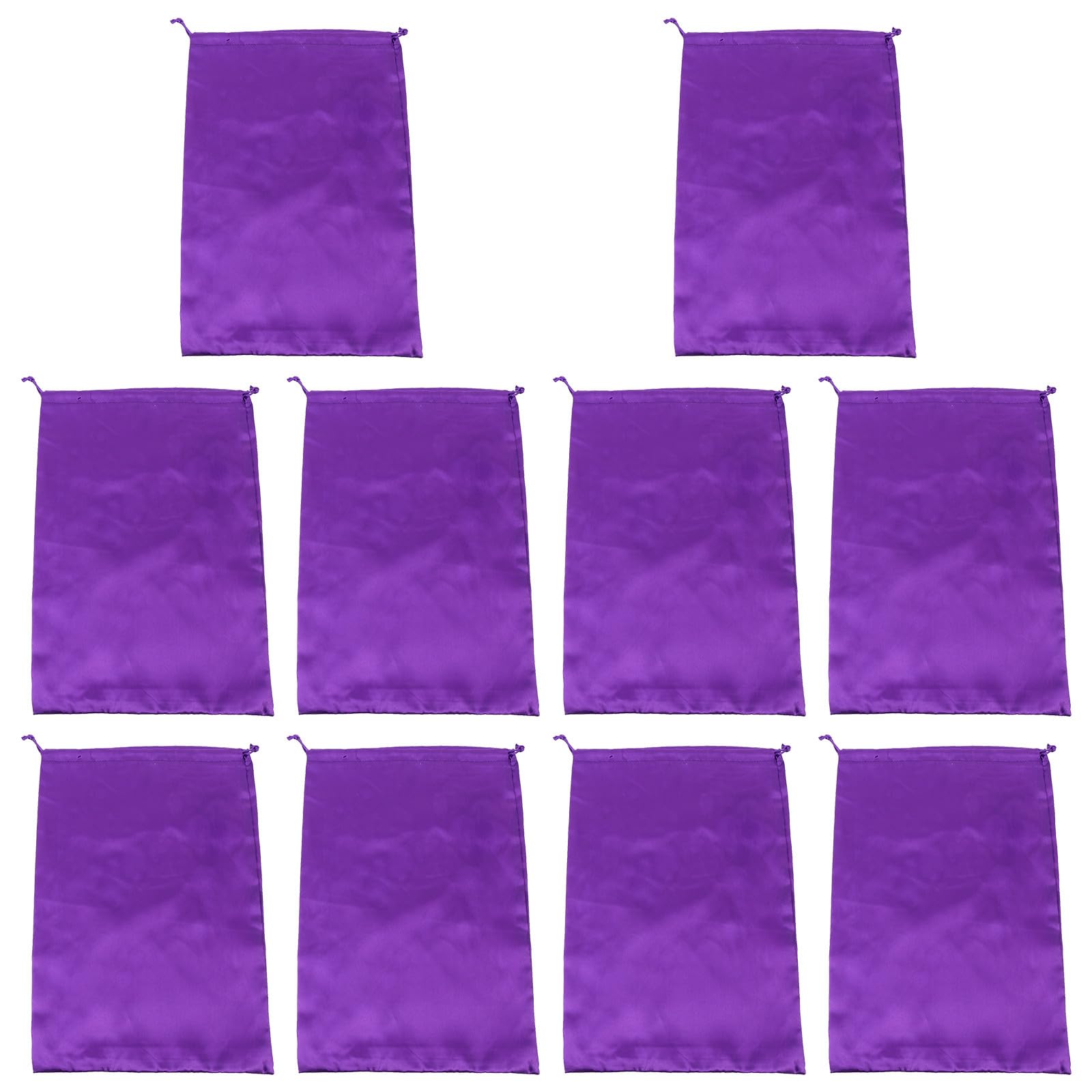 NOLITOY 10 Paquet à Cordon en Satin pour Extensions de Cheveux, Pochette de Rangement Pratique pour Produits Capillaires, pour Voyage, Lot de 10 Pièces Transport Facile