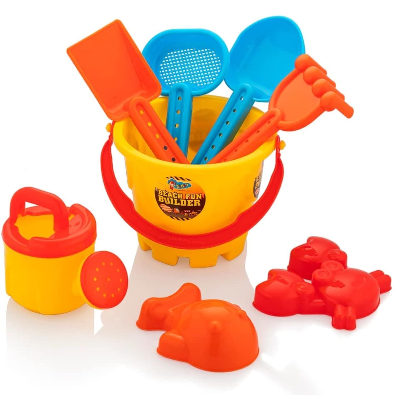 TOYSCAPE Beach Sand Toys Castle Play Set with Fish, Crab Moulds for Kids & Toddlers, Useful for Gardening & Outdoor Tool Kit (Selfie Set) (B0DHL8X41K) Amazon Price History, Amazon Price Tracker