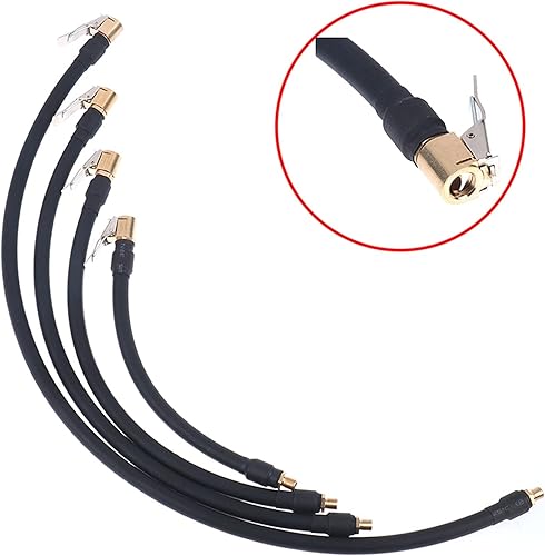 Miniatura 3 de Mdingbao-Tubo de manguera de silicona manguera de goma de aire adaptador de tubo de extensión flexible para compresor de aire bomba infladora de