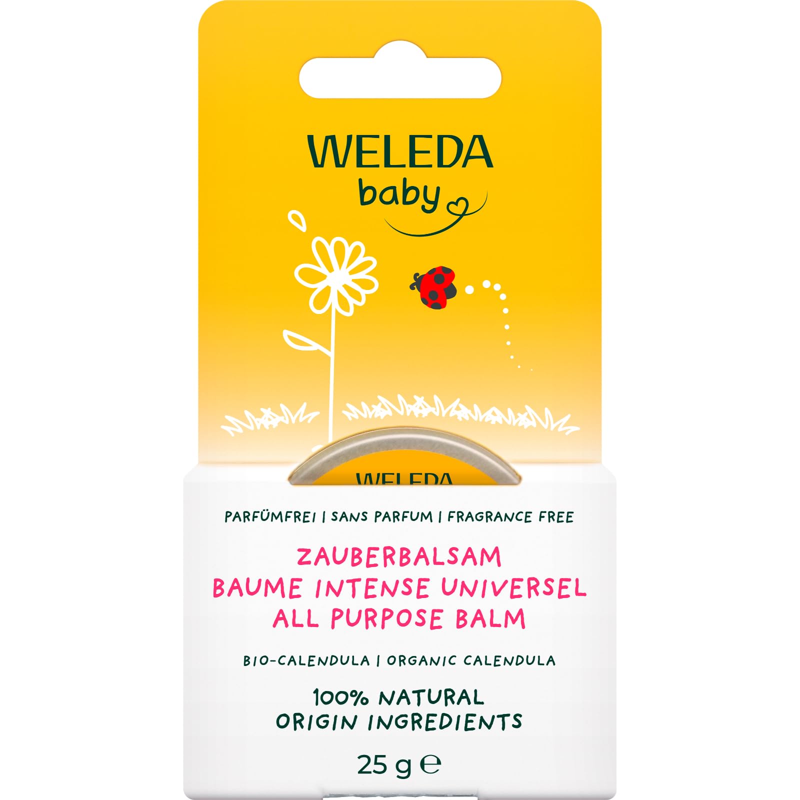 WELEDA Bio Baby Geschenk Set - Babypflege Naturkosmetik Geschenk Wickeltasche mit Windel Wundschutzcreme, Pflegeöl & Zauberbalsam. Optimales Pflegeset zur täglichen Pflege von Babys & Kleinkindern
