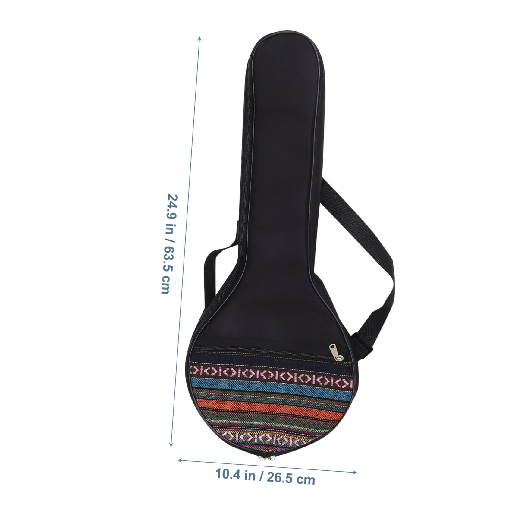 BESPORTBLE 1Pc 4 String String Stylish Ethnic Pattern Musical Instrument Storage Pouch with Shoulder Strap for Men and Women for Banjos