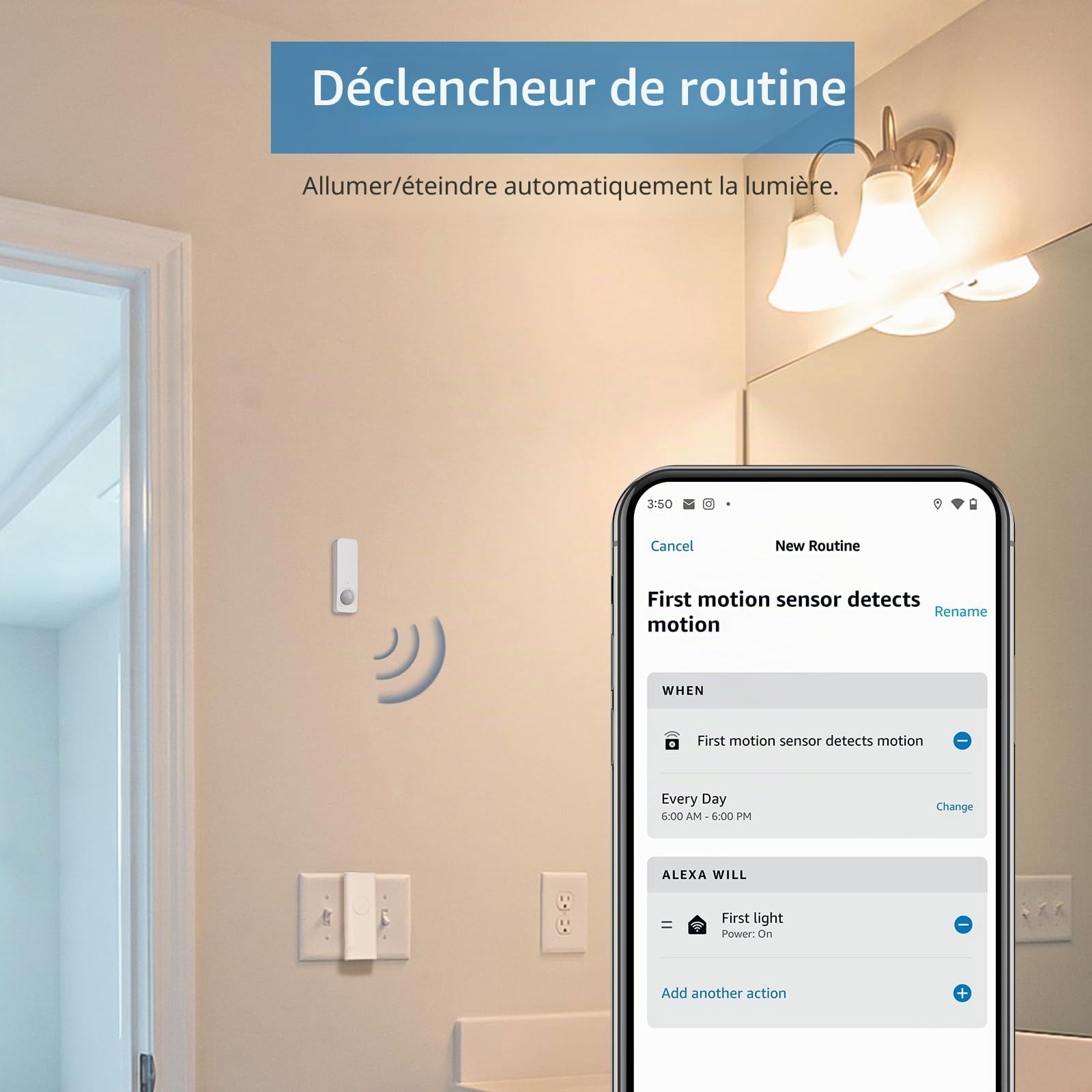 THIRDREALITY Zigbee Capteur de Mouvement, hub Zigbee requis, adapté aux Animaux de Compagnie, Fonctionne avec l’Assistant Domestique, SmartThings, Aeotec, Homey, Hubitat