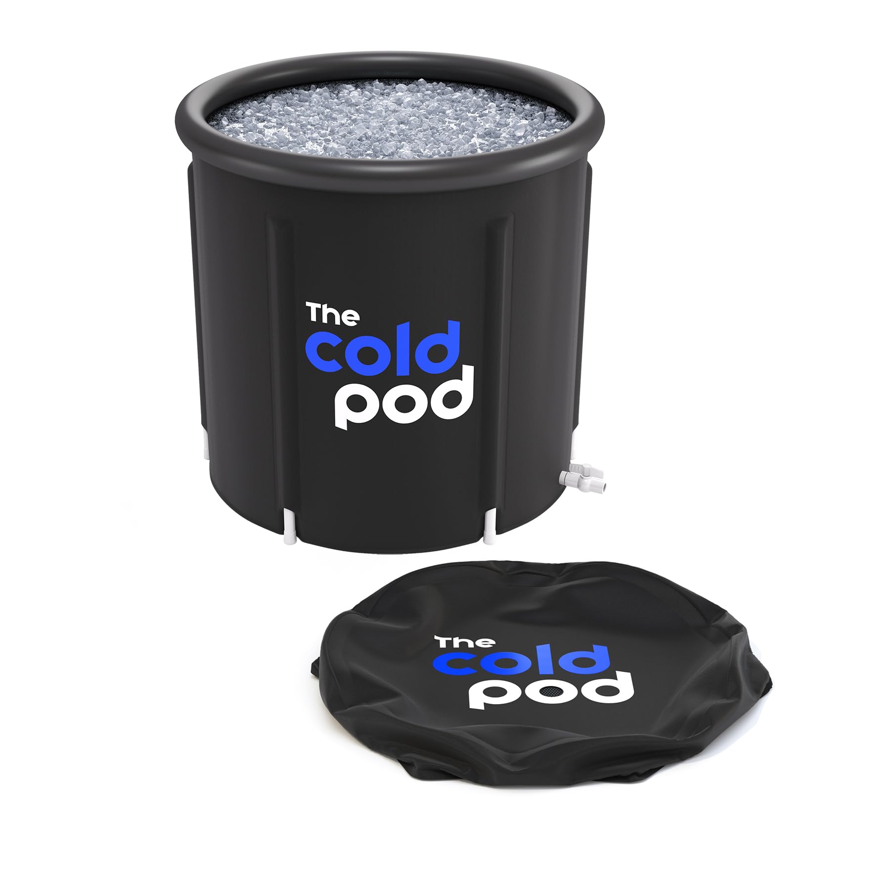 The Cold Pod Ice Plunge Tub with Cover, Multiple Layered Portable Ice Bath Tub for Athletes, 85 Gallons Cold Water Plunge Pool