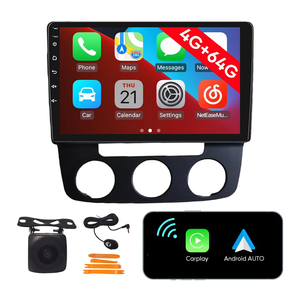 [4G 64G] Android Car Stereo FM Radio Carplay Android Auto 9