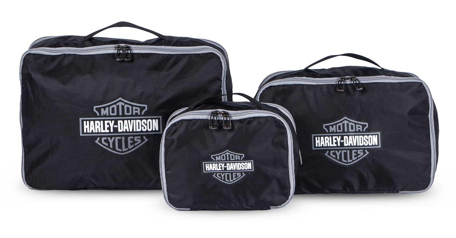 Amazon.com: Harley-Davidson 3PC Expandable Packing Cube Set, Bar