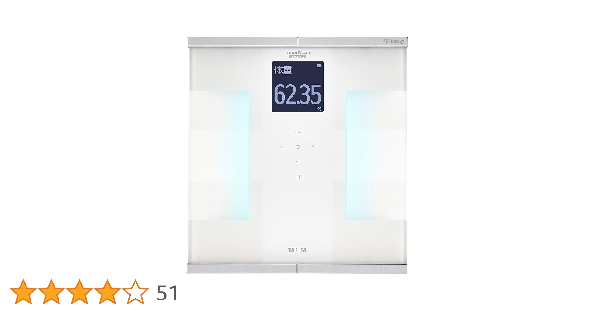体重計/体脂肪計 TANITA - Tanita RD-931L-BK RD931LBK 体組成計 インナースキャンデュアル RD931L 1台 タニタ