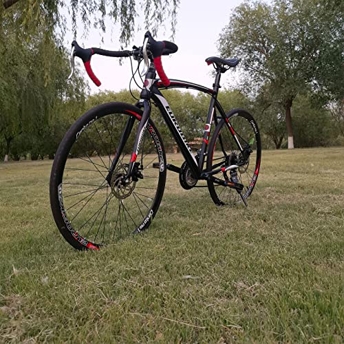 EUROBIKE Road Bike,21 Speed Bicycle with Disc Brake,700C Wheels Road Bikes for Men or Women,49cm/54cm Frame for Adult Cycling Bicycle
