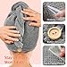 YFONG 2 Pack Microfiber Hair Towel Wrap for Women, Super Absorbent Quick Dry Hair Turban for All Hair Style Anti Frizz, Large Hair Drying Towel with Button