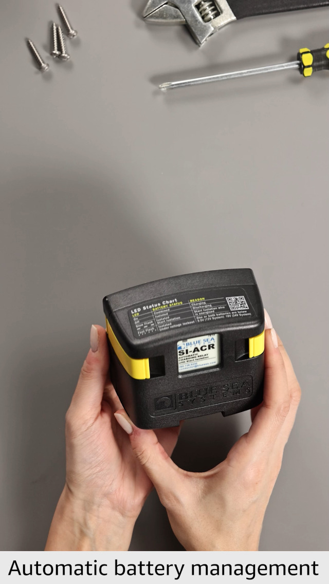 Image of Blue Sea Systems 7610 SI-ACR Automatc Charging Relay - 12 /24V DC / 120A