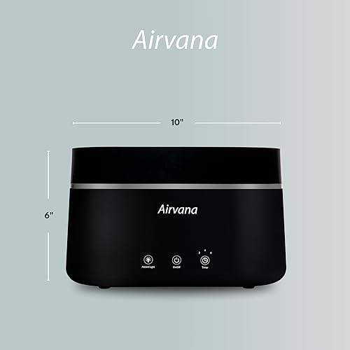 Miniatura 4 de AquaFlame Humidificador ultrasónico (0.75 litros) - Humidificador con tecnología de vibración con difusor de aceite esencial - Diseño de mesa para