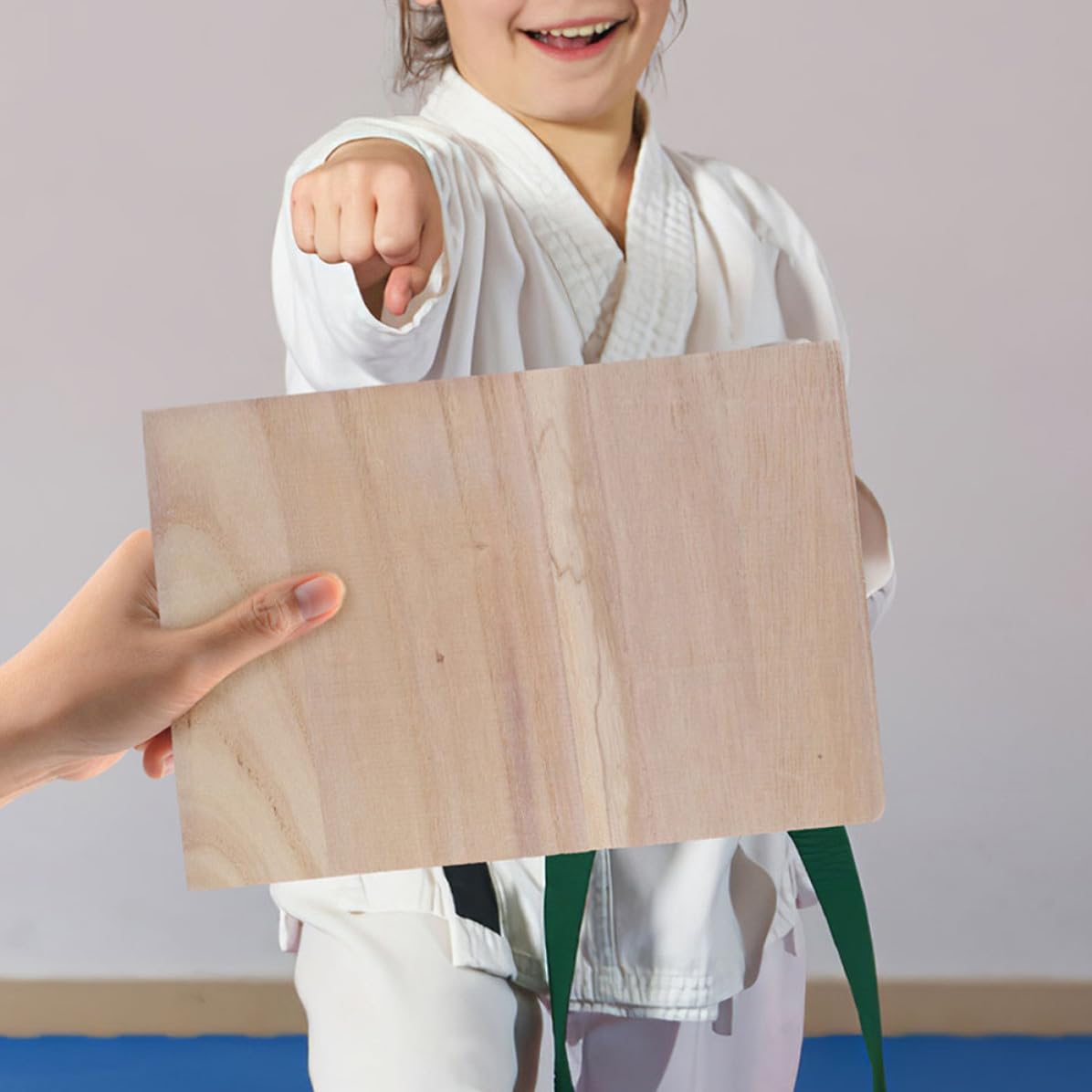 OSALADI Tablero de Karate para Romper de Madera Dura, 10 Unidades de 0,9 CM de, Adecuado para Entrenamiento y Exámenes de y Adultos