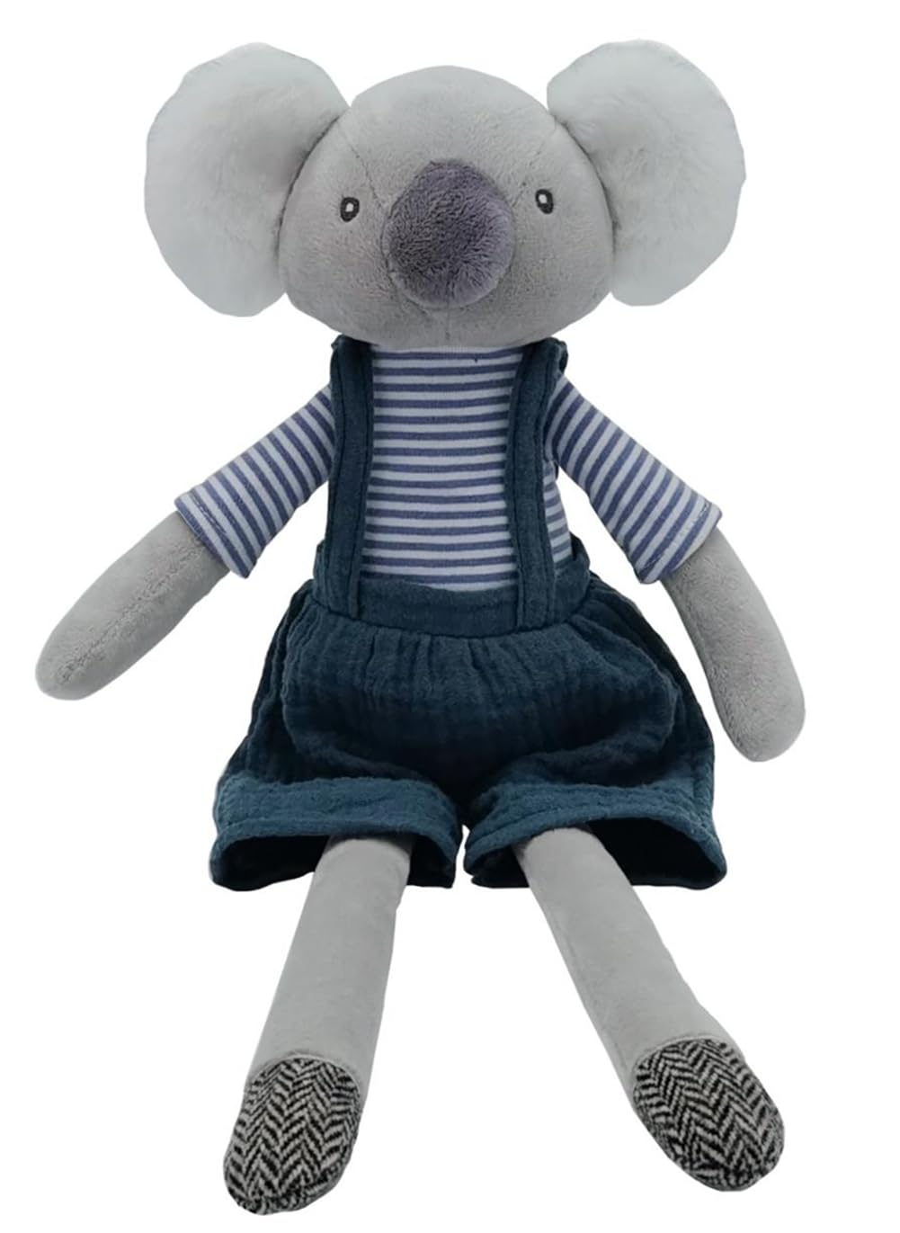 Mikee Fluffie Koala Stuffed Animals,15.7" Big Boy Koala Plushies with T-Shirt,Cute Stuffed Animal for Girls As Birthday, Easter,Christmas,Valentine's