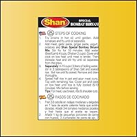 Vista 4 de Shan Bombay Biryani - Mezcla de recetas y condimentos de 2.11 oz (60 g) - Polvo de especias para pilaf en capas de carne y patata, adecuado