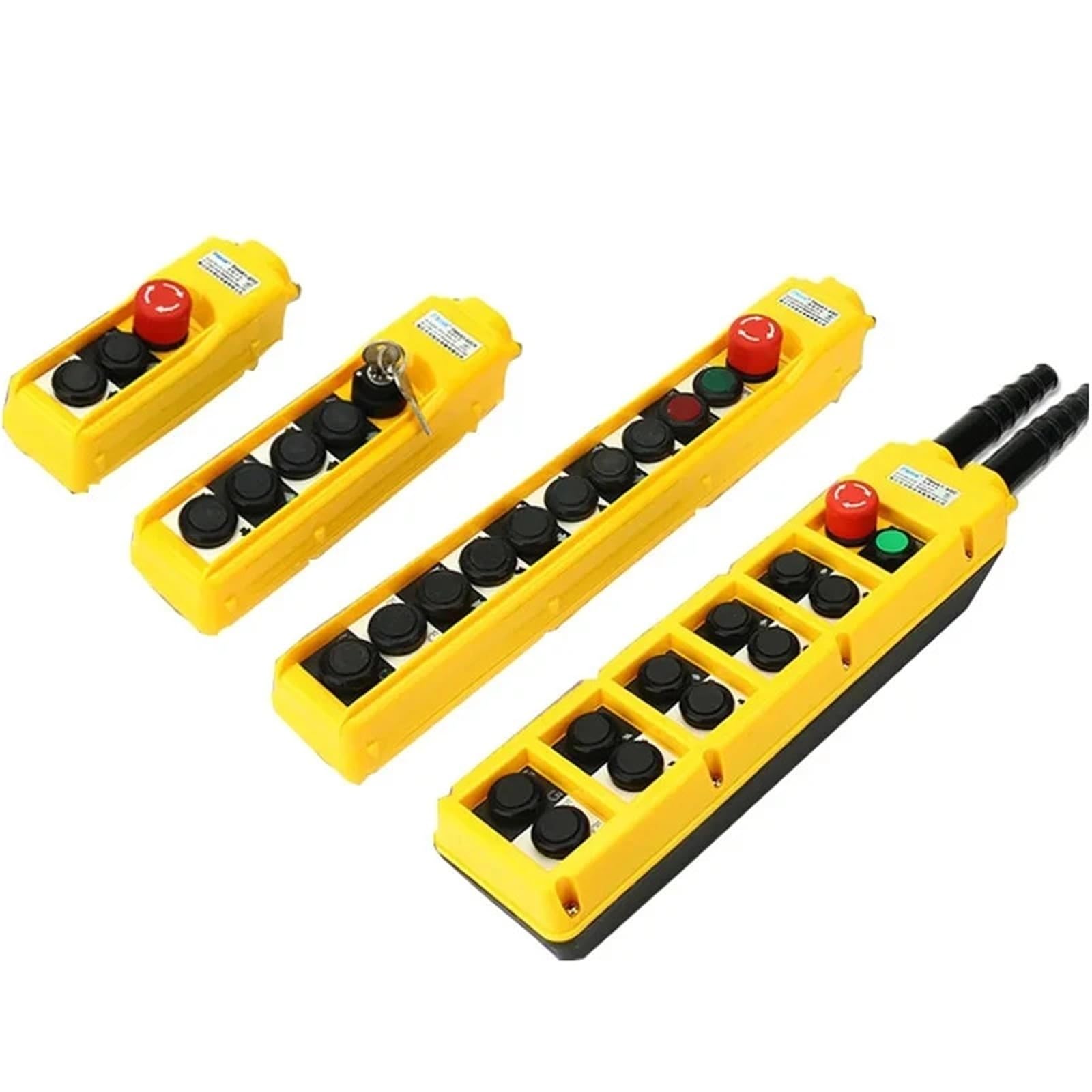 Control de botón de grúa COBC-62C con protección impermeable para elevación monovelocidad 8