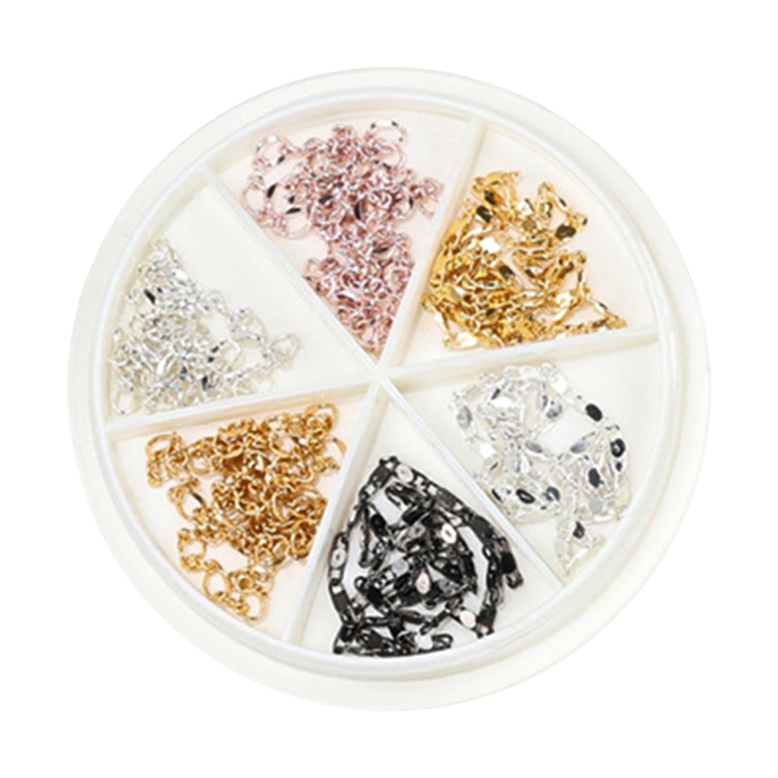 cdar Charming Nail Decorations 1 Box Metal Chain Nail Art Decoration Diy Manicure Accessories Sparkling Nail Decorations D