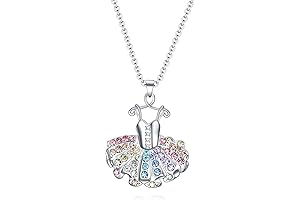 SUMFAN Ballerina Ballet Necklace