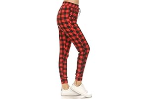 Flowy Plaid High Waisted Pants for a Cozy and Stylish Look