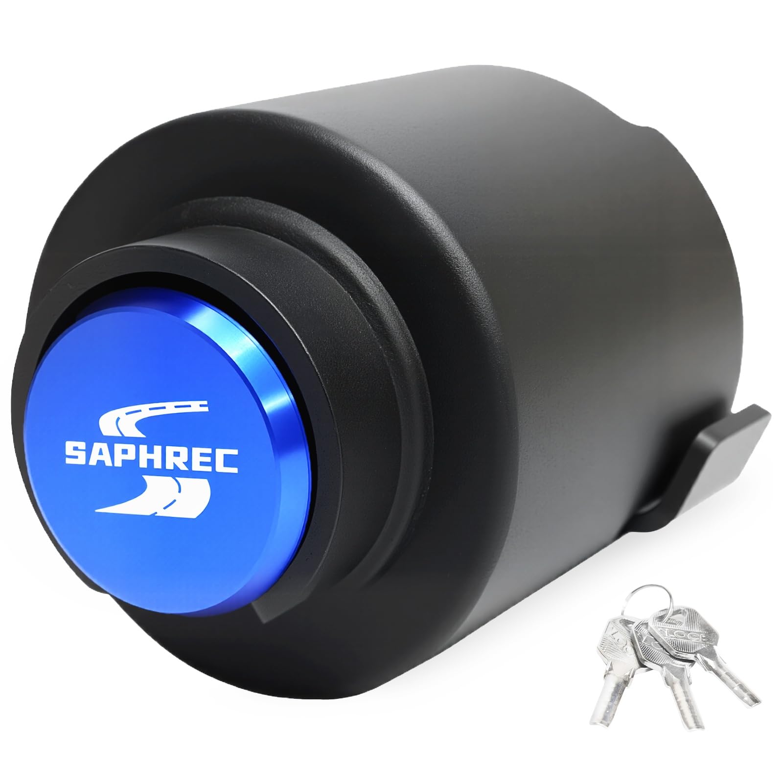 Photo 1 of SaphRec Trailer Lock Fits 2-5/16 Inch Coupler, Heavy Duty Anti-Theft Trailer Hitch Lock, Safety Chains Attachable, Accessories for RV/Boat/Trailer/Camper