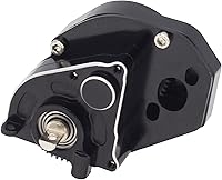 Vista 4 de DKKY SCX24 Caja de cambios completa de transmisión para Axial SCX24 Bronco C10 JLU Gladiator Deadbolt 1/24 RC Crawler piezas de actualización (negro)