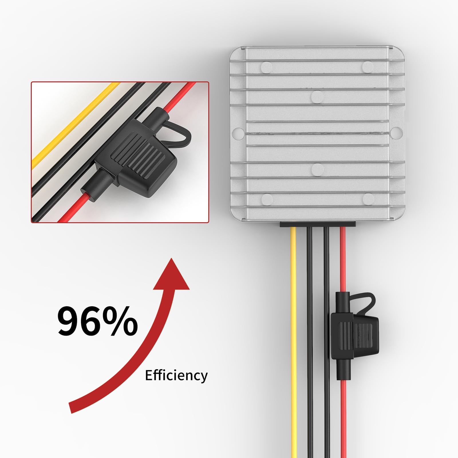 Przetwornica 24V na 12V 30A 360W IP67 Impermeabile Step Down