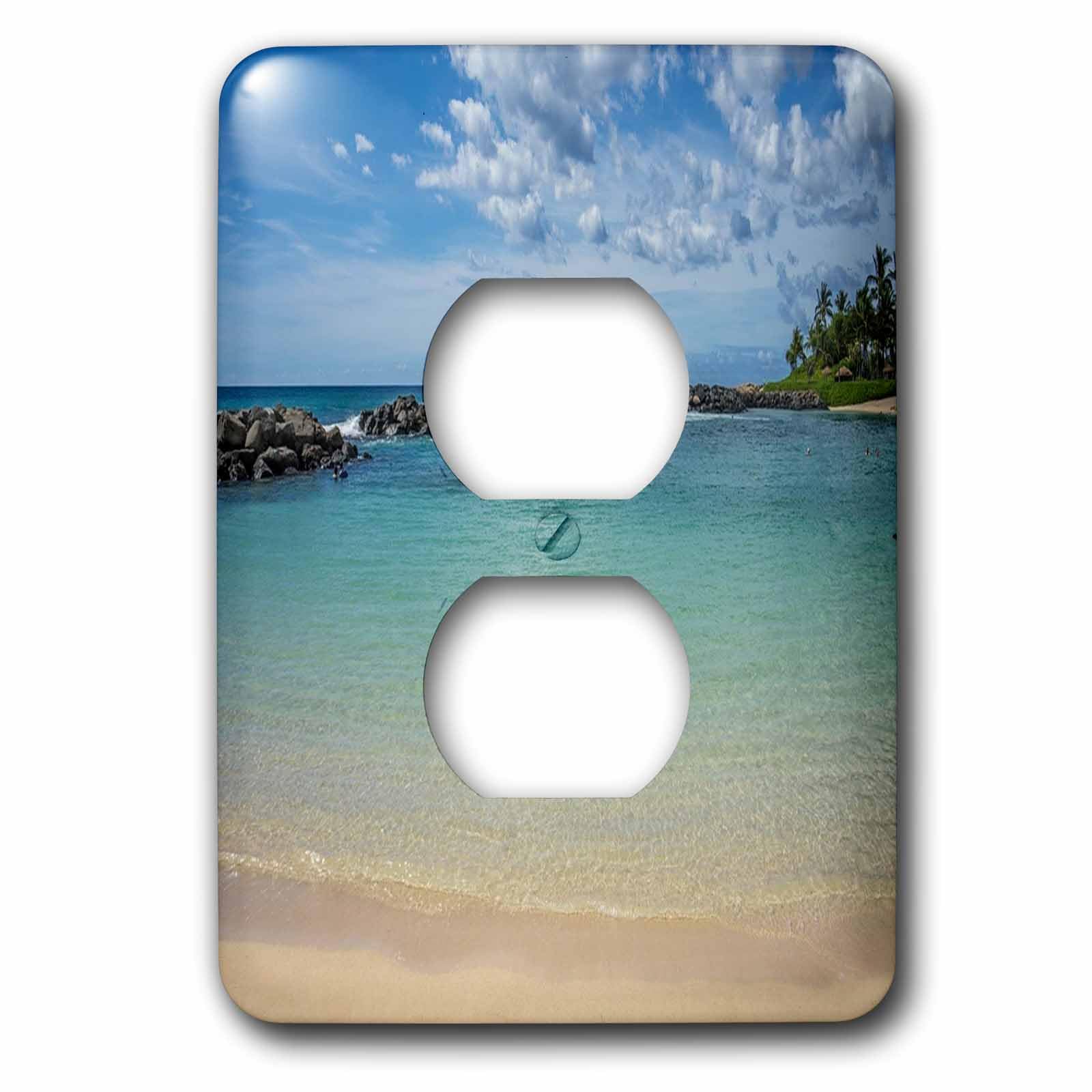2 Prises de Prise Multicolore lsp_245223_6 au Motif de Lagon Tropical Imprimé