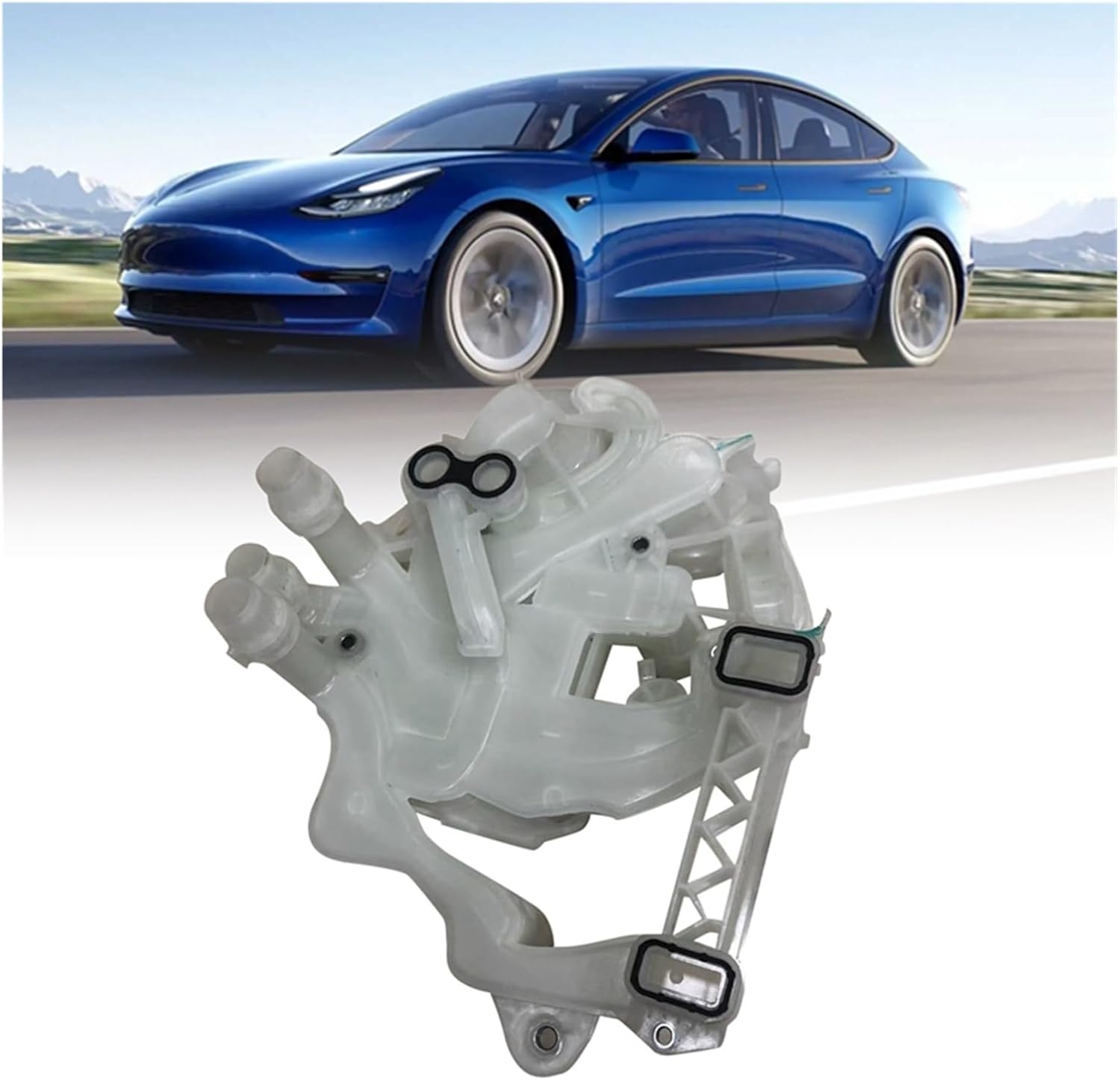 Burial 1613703-00-B Car Heat Pump Piping 1547595 Fit for Tesla Model 3 Model Y 2021-2023 Cooling Pump 161370300B Durable