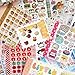 700+Kawaii Japanese Stickers for Journaling Supplies, 30 Sheets Deco Cartoon Korean-Style M5 Sticker Book for Scrapbooking, Junk Journal Supplies, Planner, DIY Crafts (Wish)