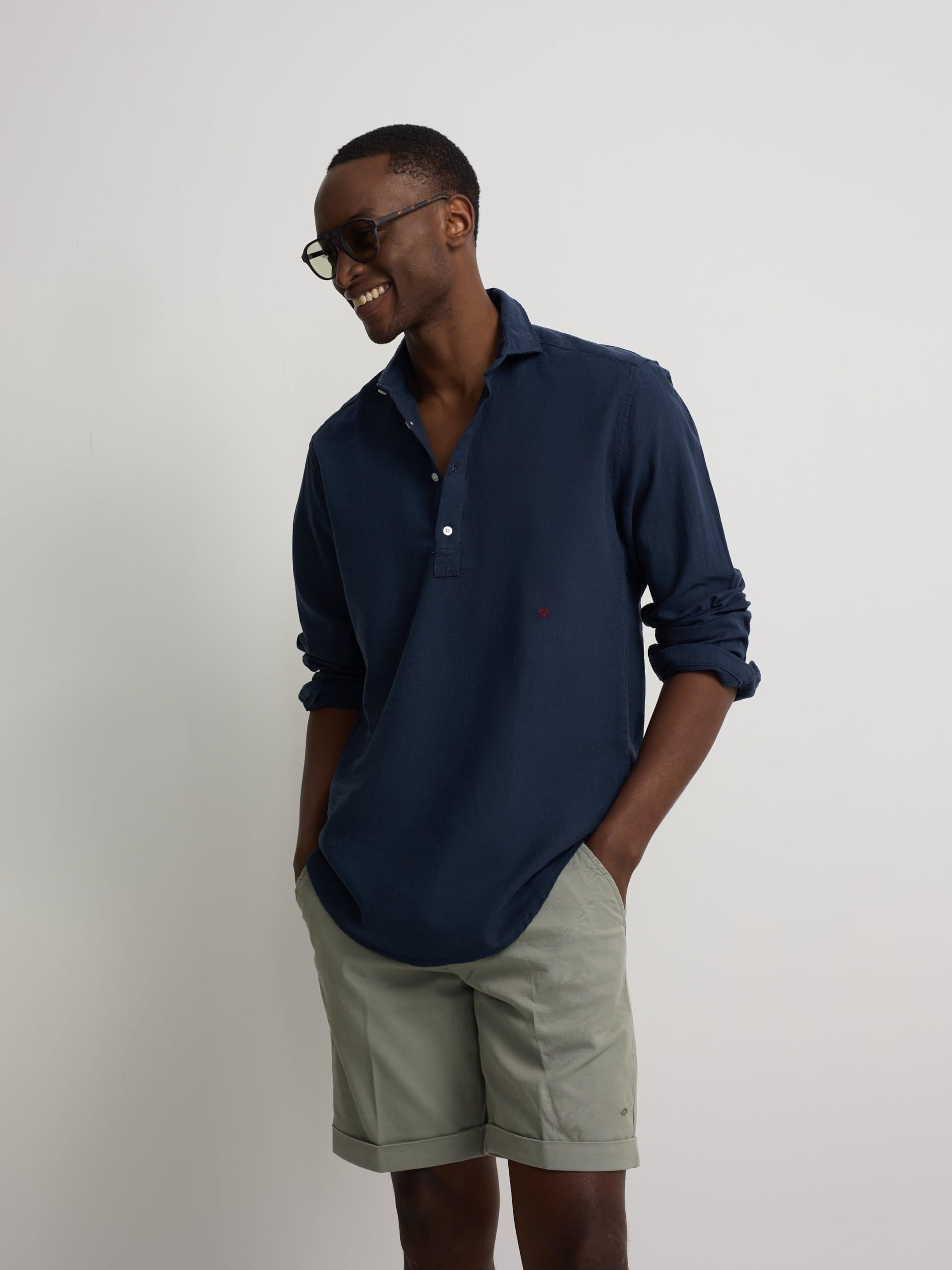 SILBON Bermuda Clásica para Hombre