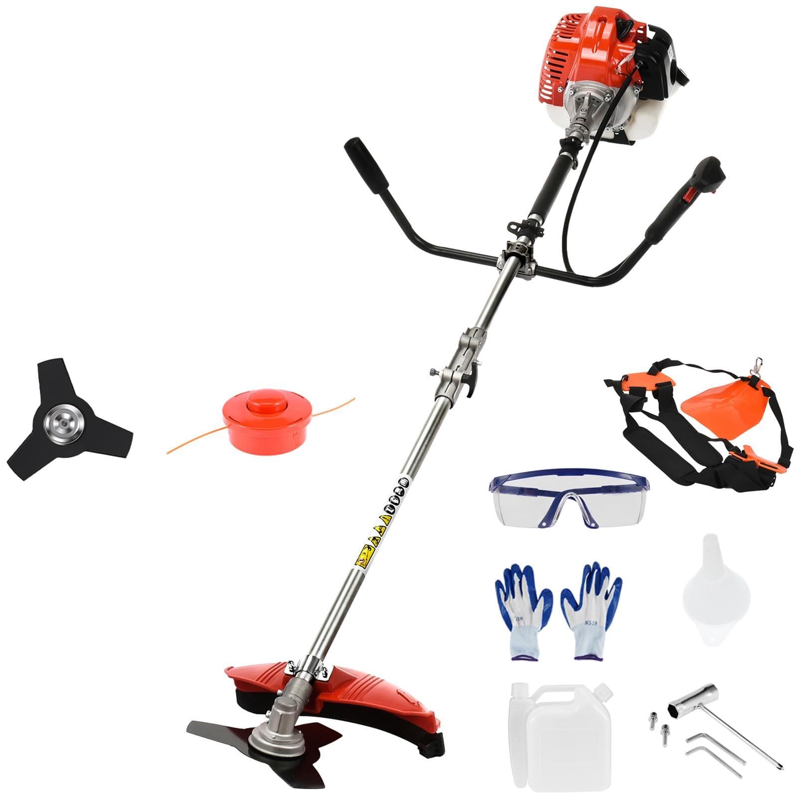 Débroussailleuse Thermique 2 en 1 52 cm³ 3 CV, Coupe Bordure Essence