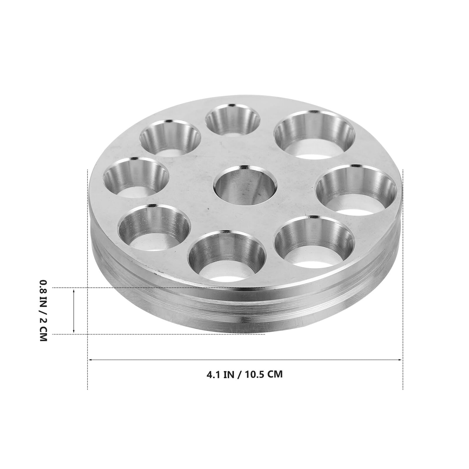 IWOWHERO Herramienta Expansora de Joyería con Placa de Acero al Carbono para Ajuste de Anillos Ranuras para Tallas Múltiples Accesorio para Reparación y Personalización de Anillos