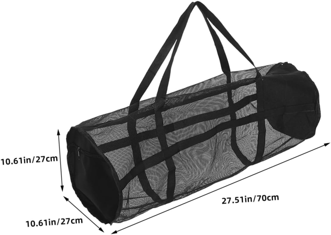 VICASKY Gym Storage Bag Heavy Duty Mesh Backpack for Basketball Soccer Volleyball Large Capacity Sports Equipment Carrier for Fitness Training Yoga