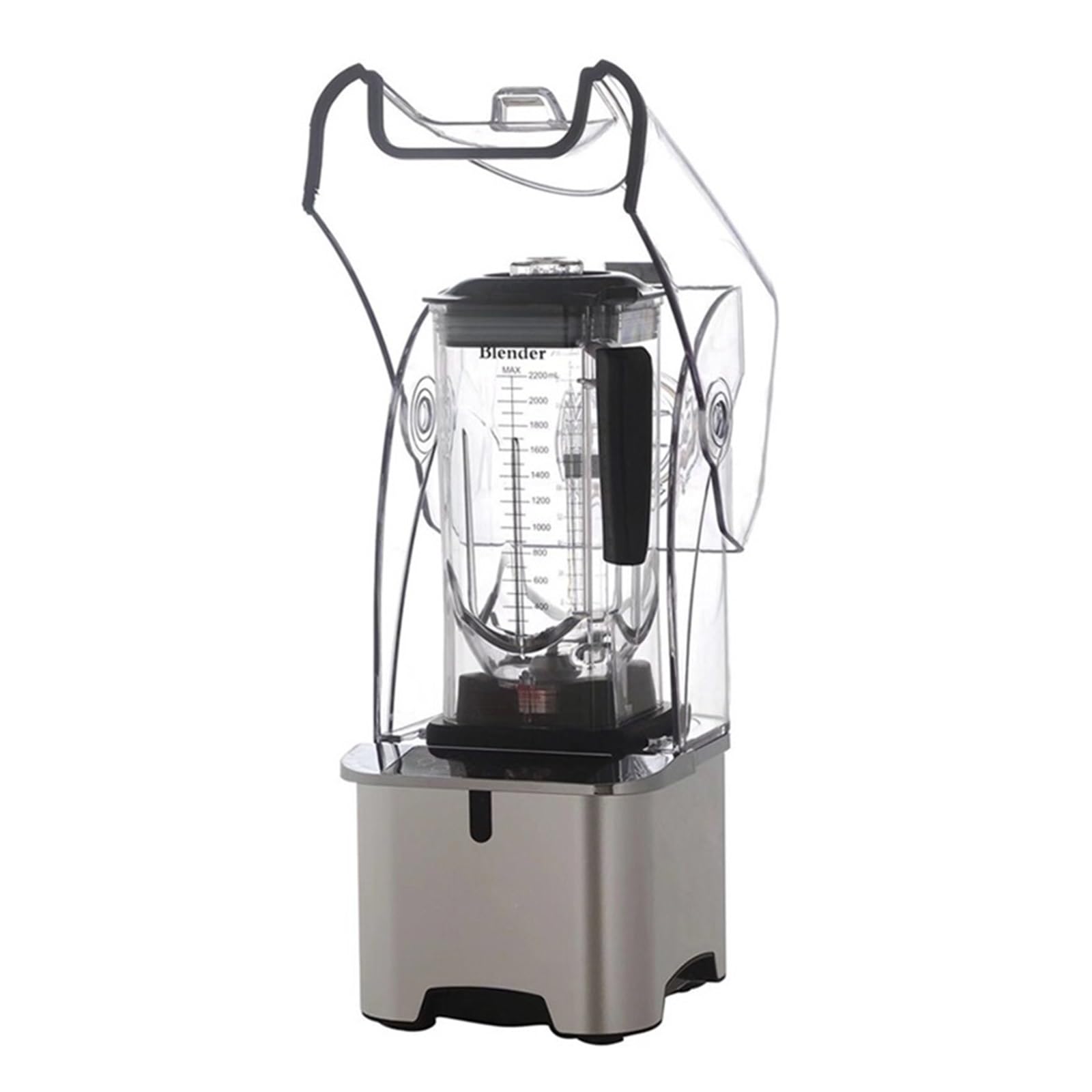 Profesjonalny Blender Z Inteligentnym Timerem O Mocy 2200 W, Sokowirówka, Robot Kuchenny, Kruszarka Do Lodu I Koktajli, Elektryczny Energiczne Mieszanie(Red)