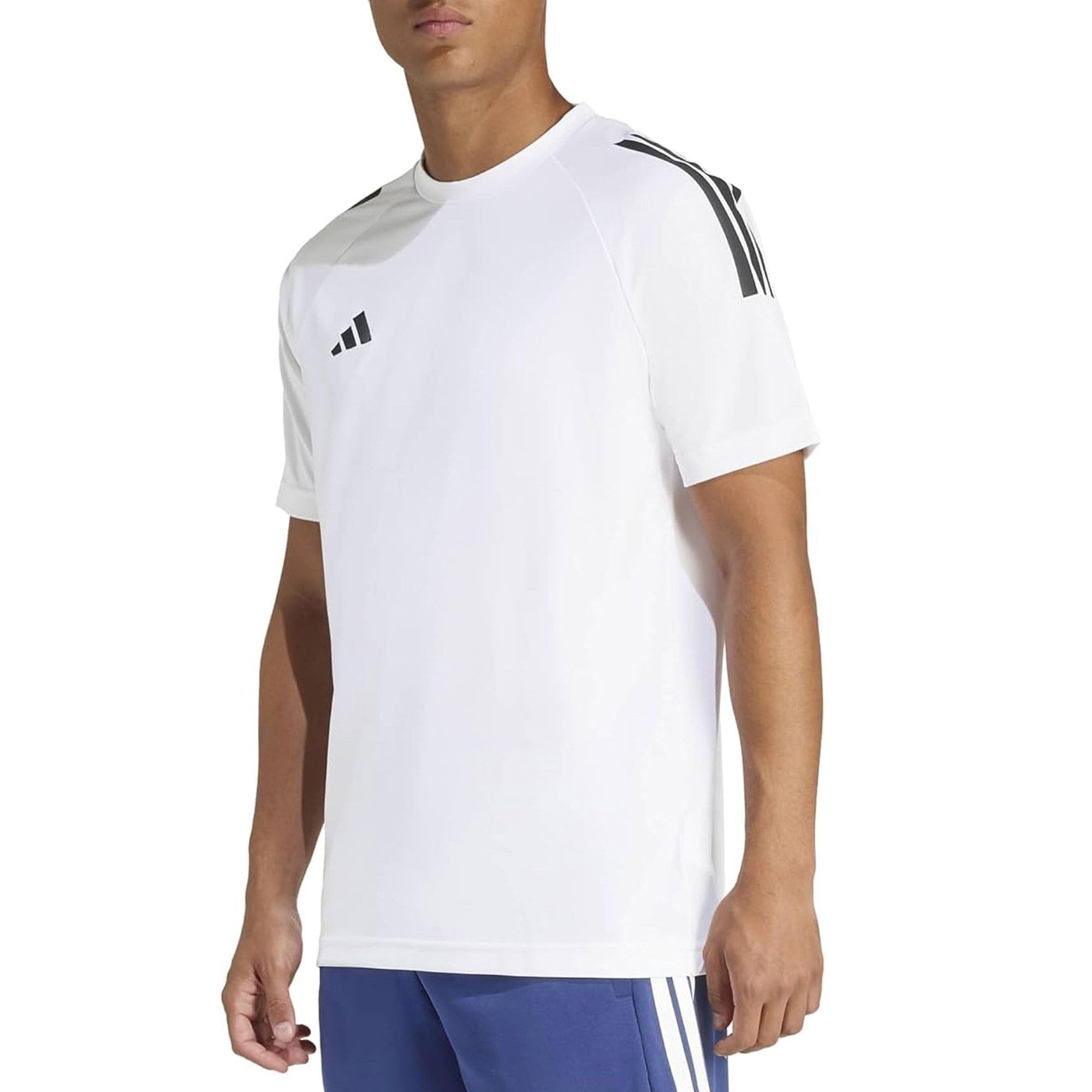 adidas Men Climacool Sereno 3-Stripes t-Shirt White XL