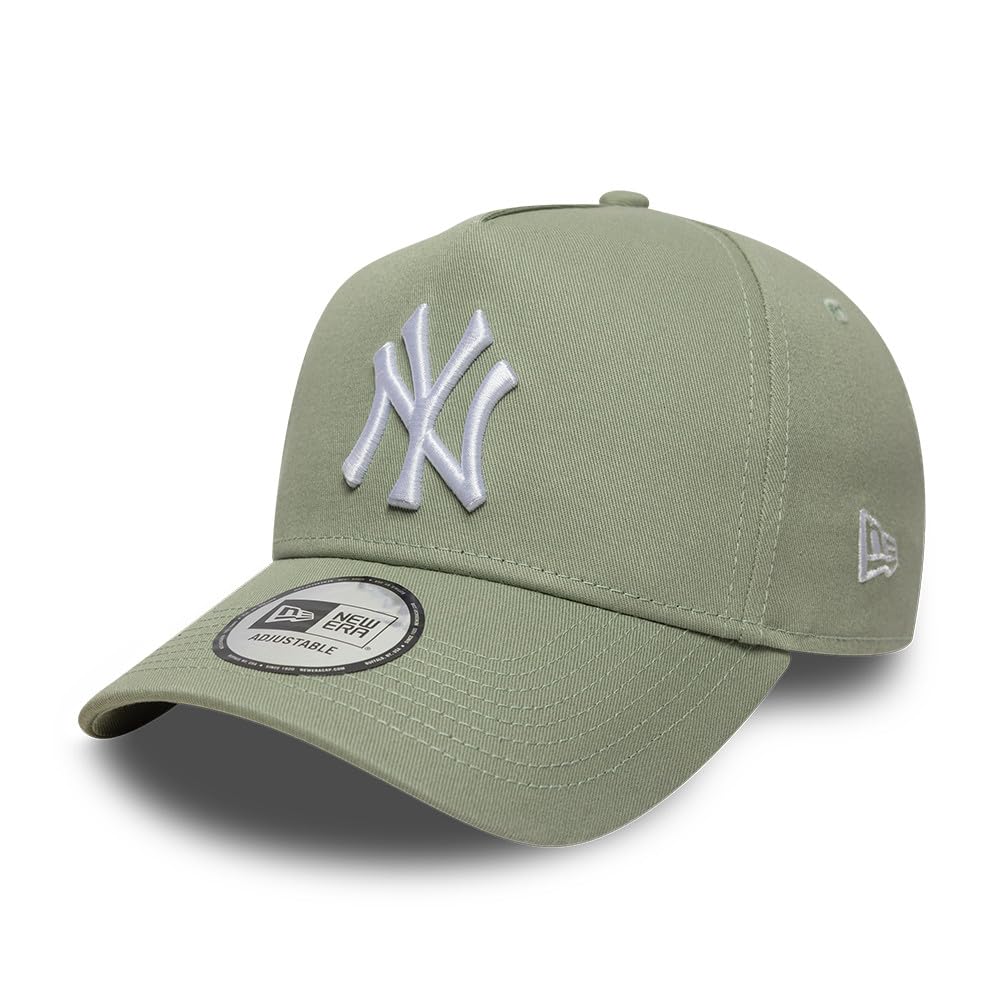 New Era Adult's 9Forty Aframe League Essential MLB New York Yankees Baseball Cap Hat Pastel Green