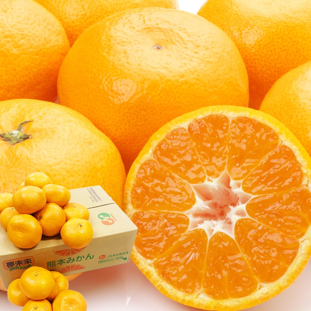 Amazon.co.jp: みかん 夢未来 早生みかん 約3.5kg 2Lサイズ 約20個 JA