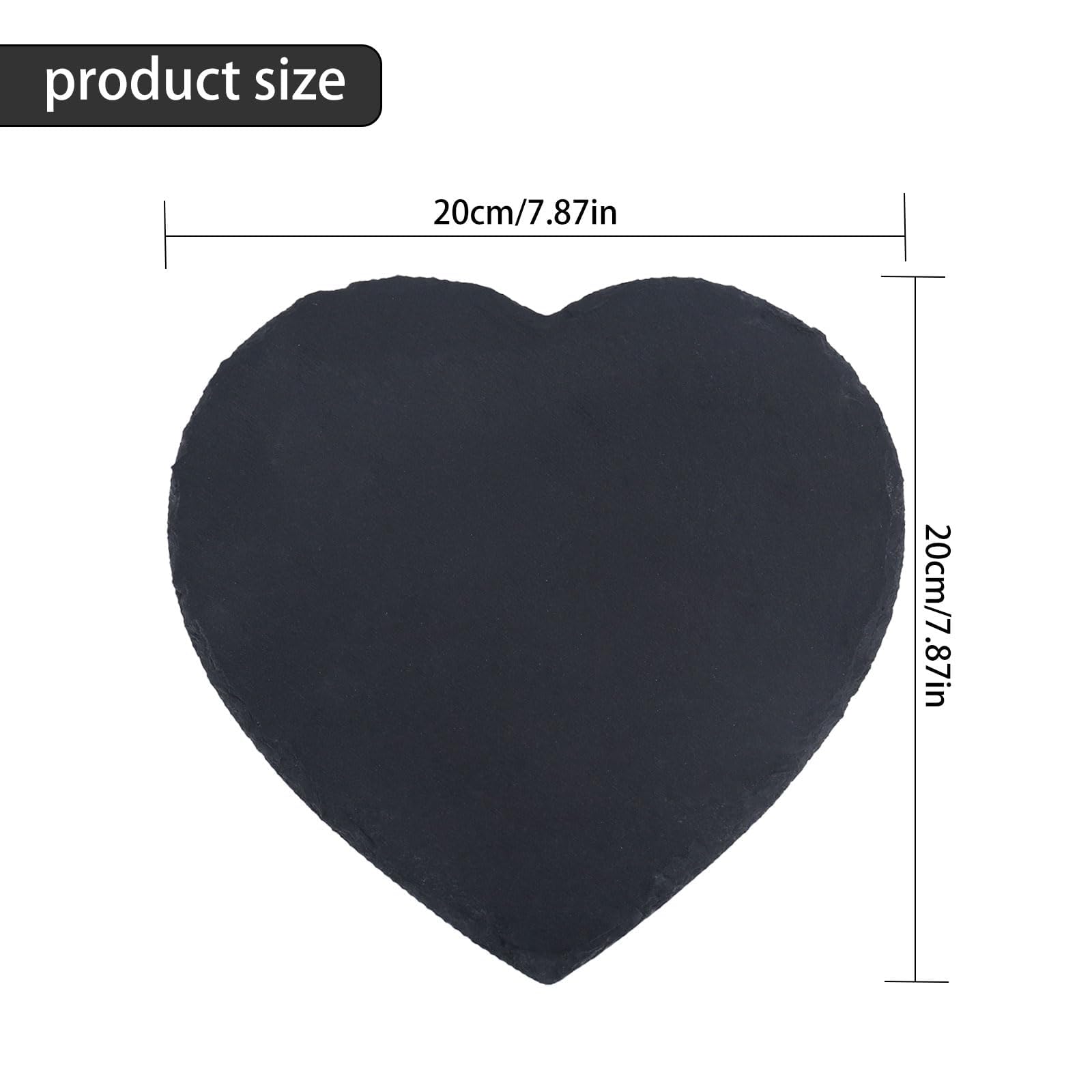 Moritz & Moritz Lot De 6 Ardoises Rectangulaires 30 X 20 Cm Avec Marqueur Craie - Parfaites Pour Buffets, Sushi, Fromage Et Décoration Ardoises Buffet Service