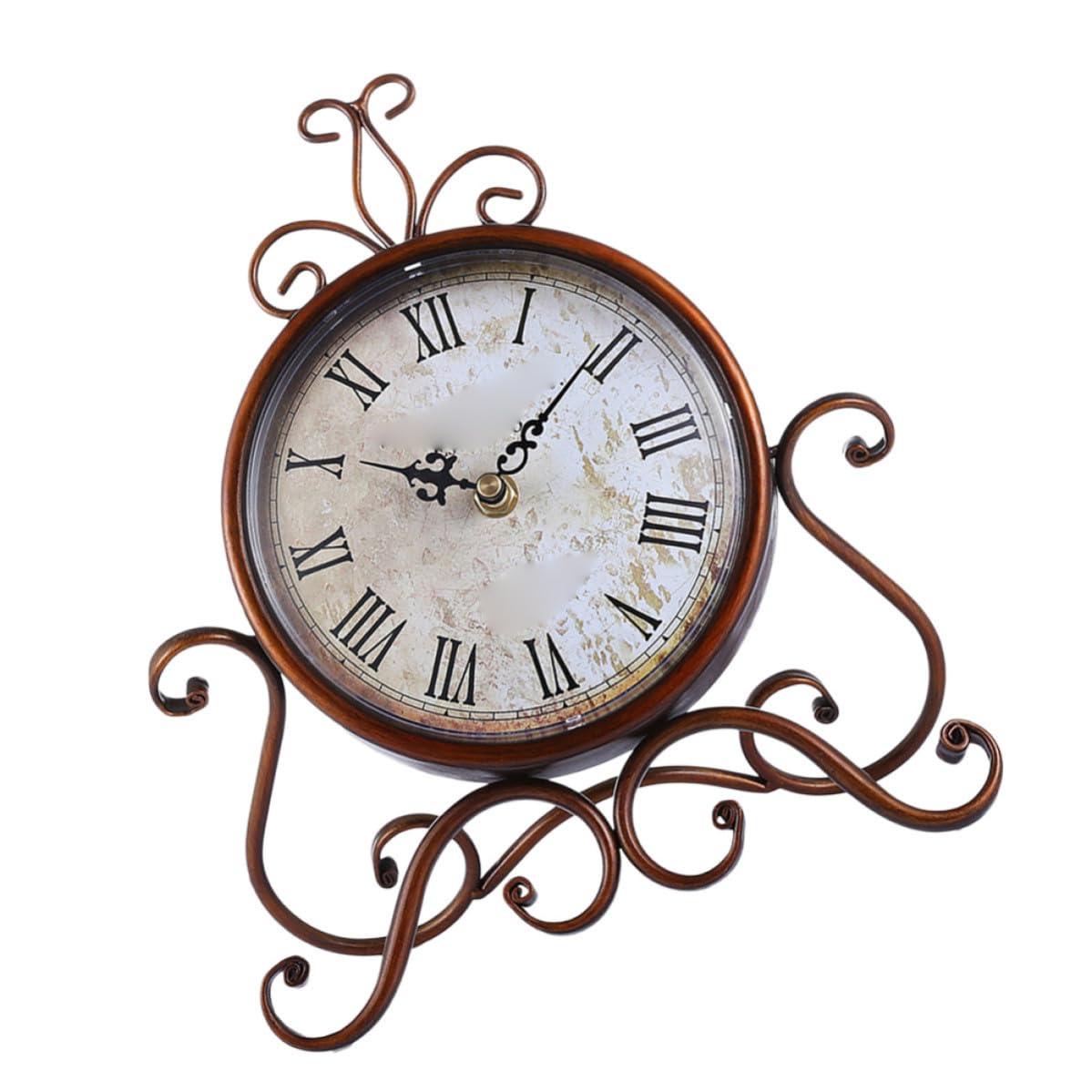 Reloj de mesa de hierro antiguo vintage original para regalo de inauguracion de casa y salon