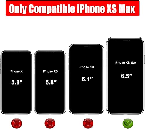 Miniatura 2 de Funda de batería para iPhone Xs Max, Full Encircle 10000mAh Ultra-Slim Recargable Cargador Estuche de batería externa, Banco de energía portátil,