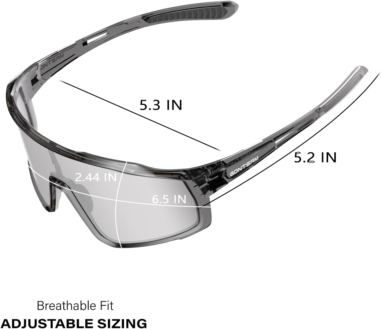 Polarized Cycling Glasses with Photochromic Effect, UV400 Protection, with Winter Anti-Fog for Men & Women